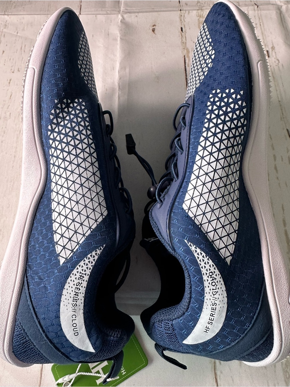 HF Women’s Navy Casual Sneakers - Breathable Everyday Comfort - Picture 13 of 16